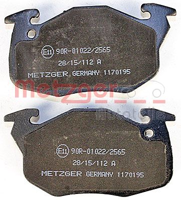 METZGER 1170195 GREENPARTS Bremsbelagsatz, Scheibenbremse